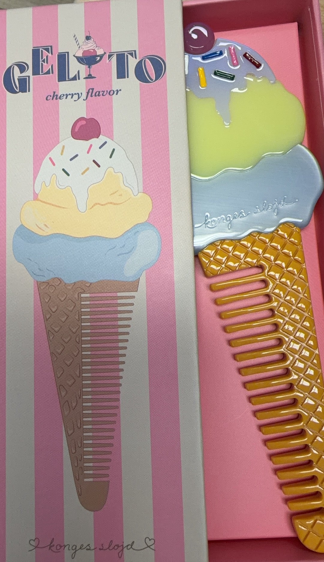 Ice cream comb