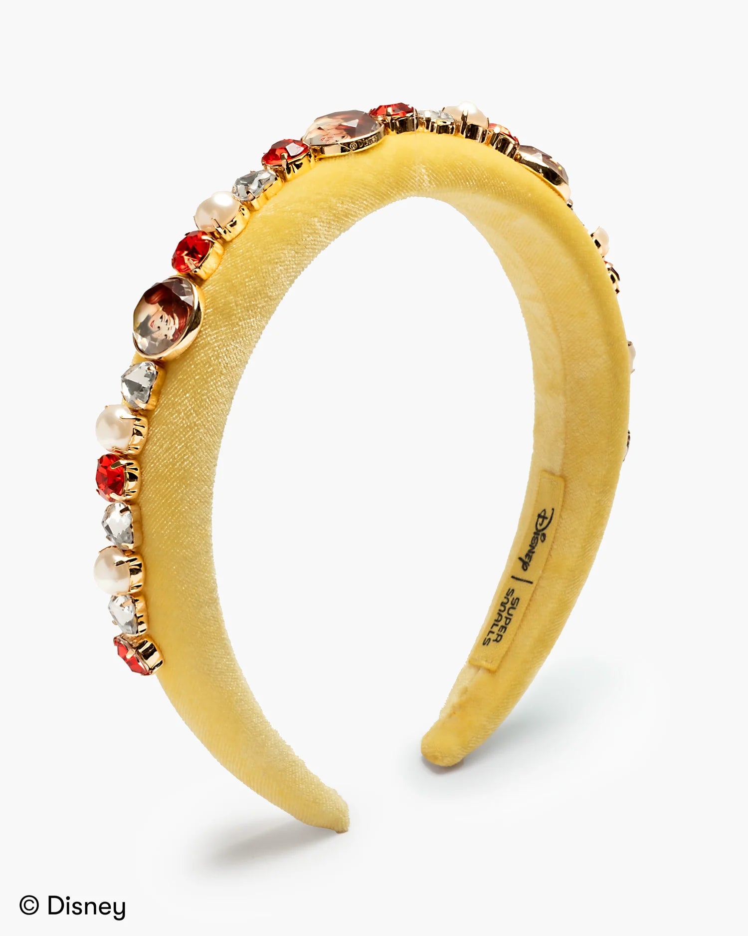 Disney Belle's Royal Rose Headband for kids with gold band and colorful rose-inspired embellishments