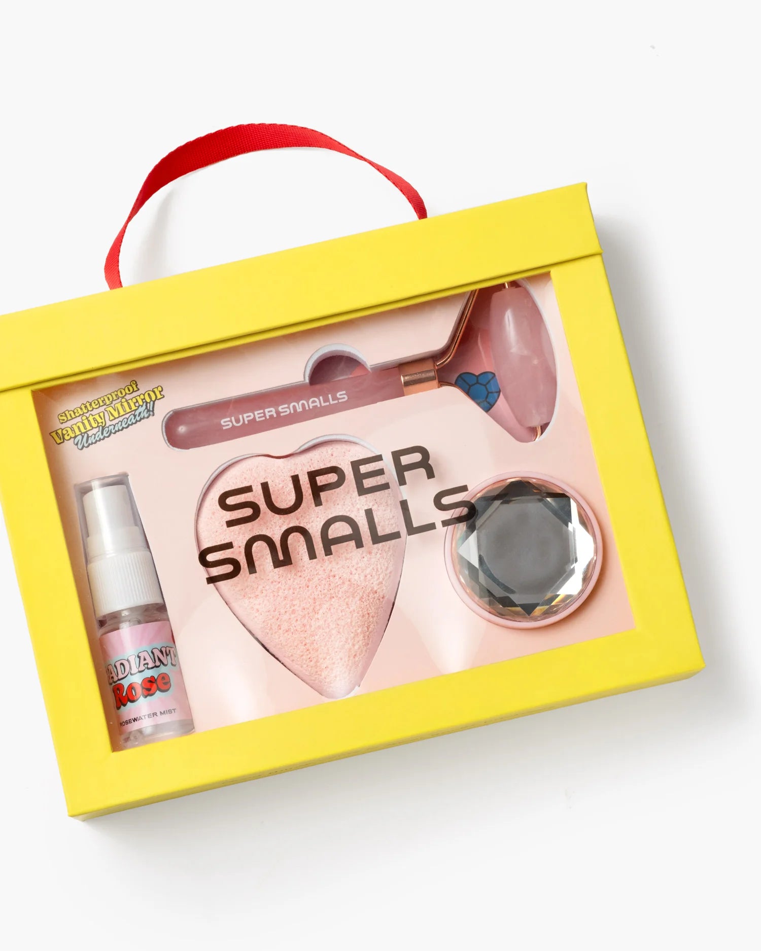 Super Smalls Mom's Beauty Starter Kit for kids in yellow packaging with pretend beauty accessories