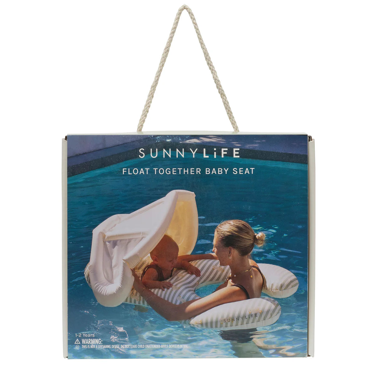 FLOAT TOGETHER BABY SEAT - DUCK SAGE STRIPE