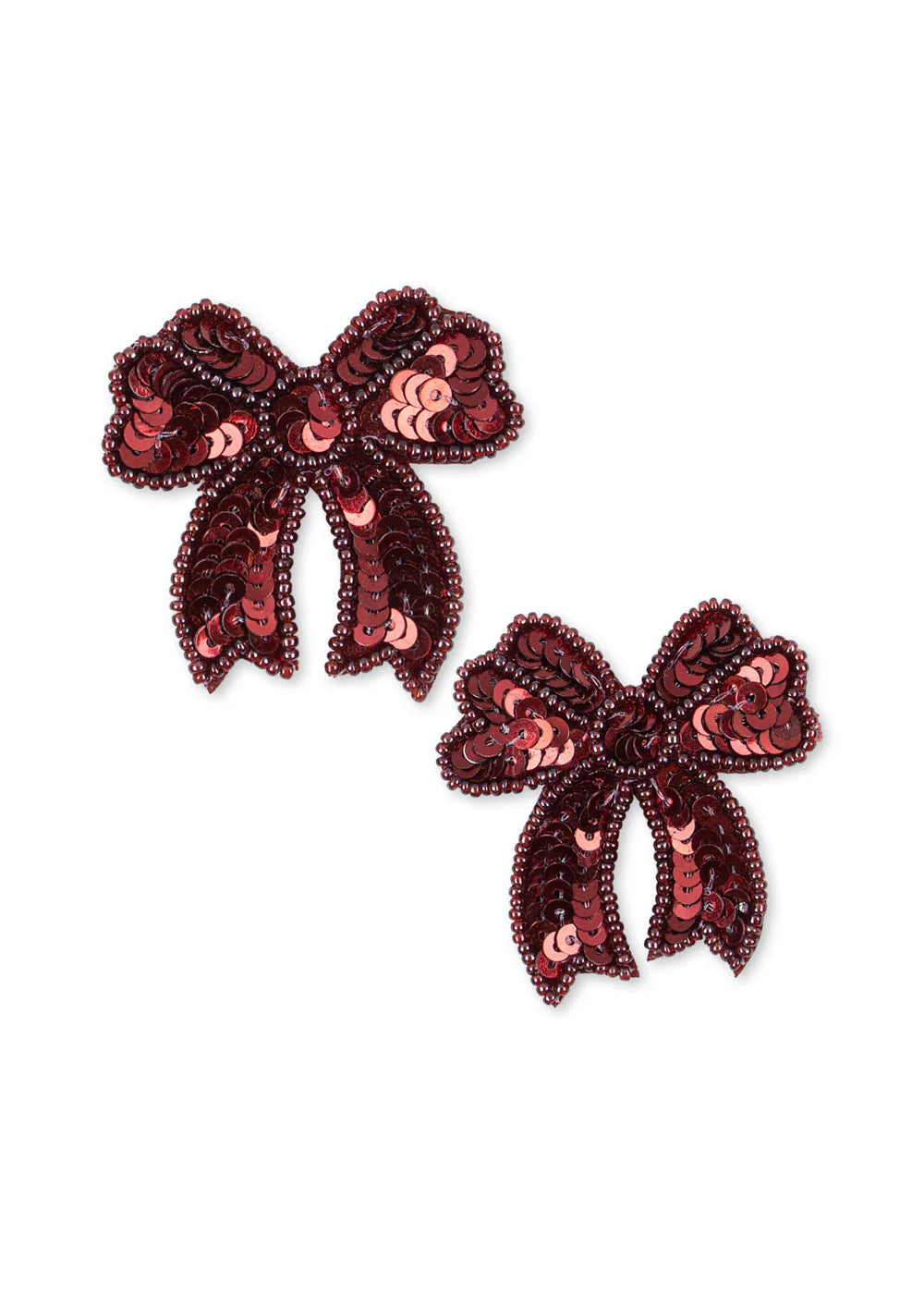 2 Pack Sequin Bow Hair Clips – Konges Sløjd