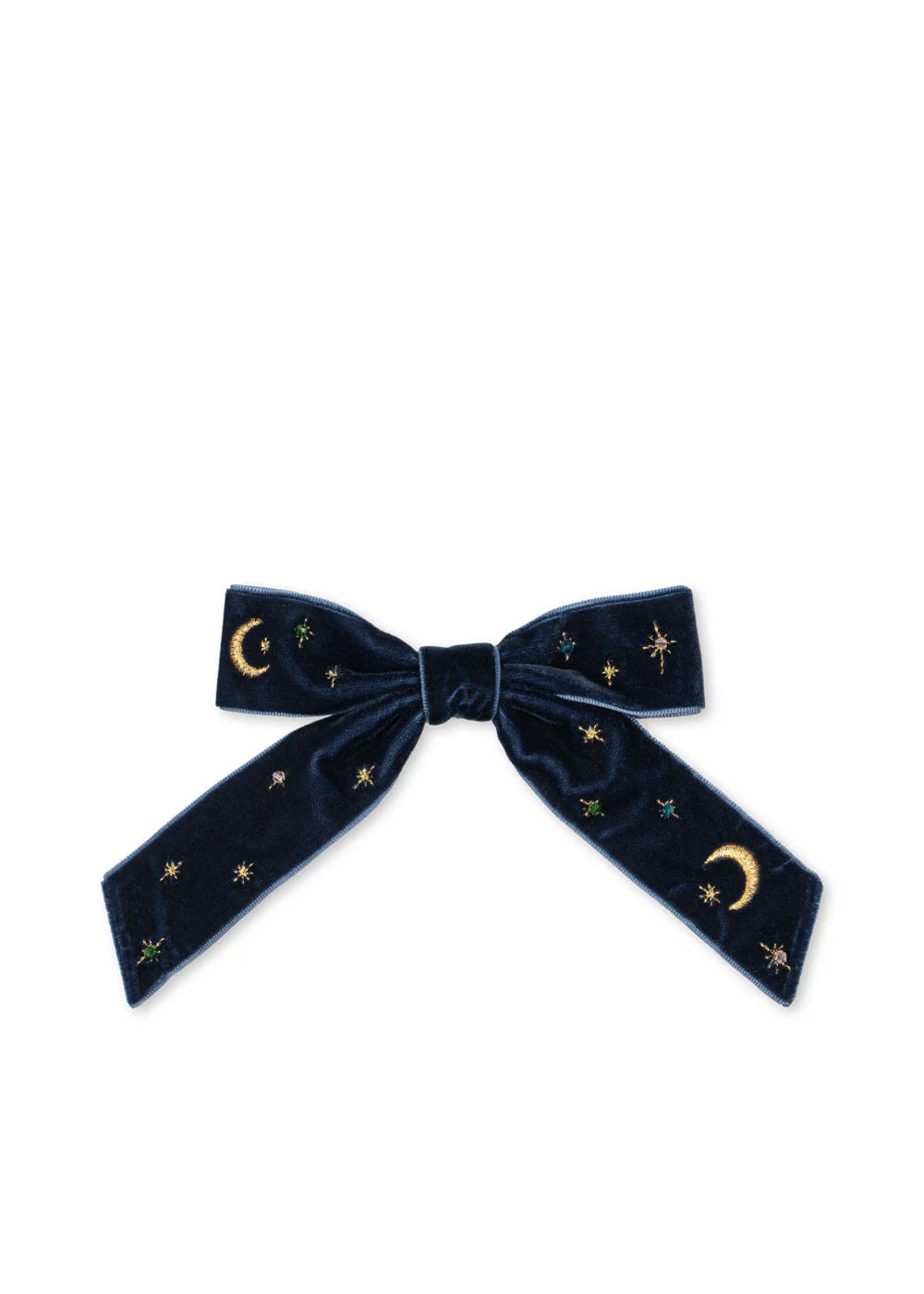 Velvet Bow Pearly Hair Clip – Konges Sløjd