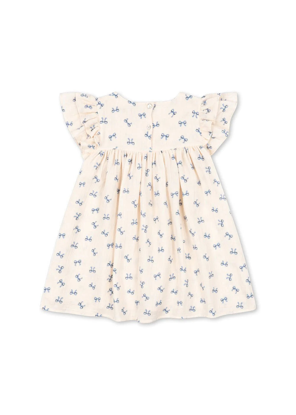 COCO DRESS GOTS - bow bleu