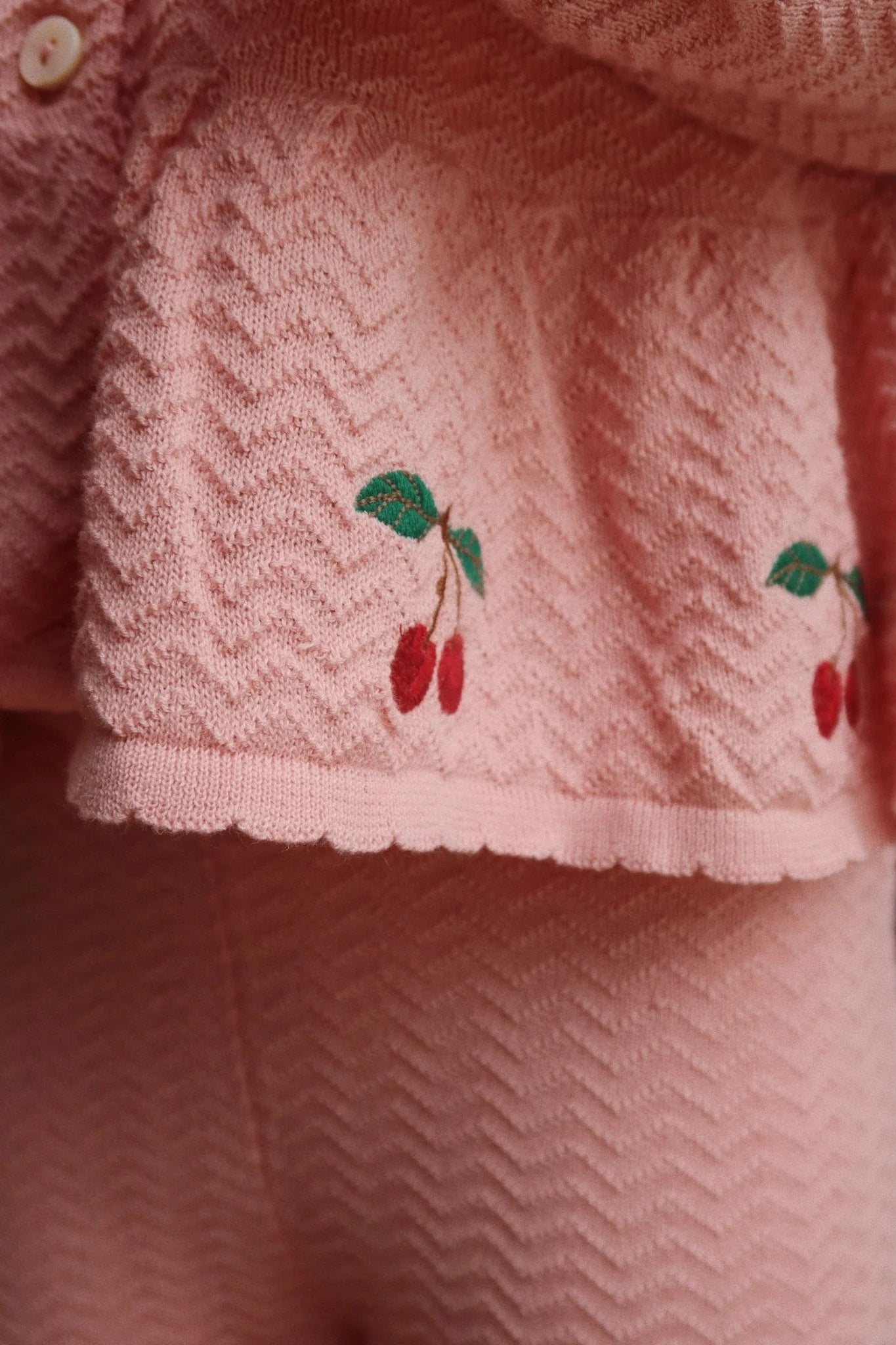 CYPRES CARDIGAN GOTS - mellow rose