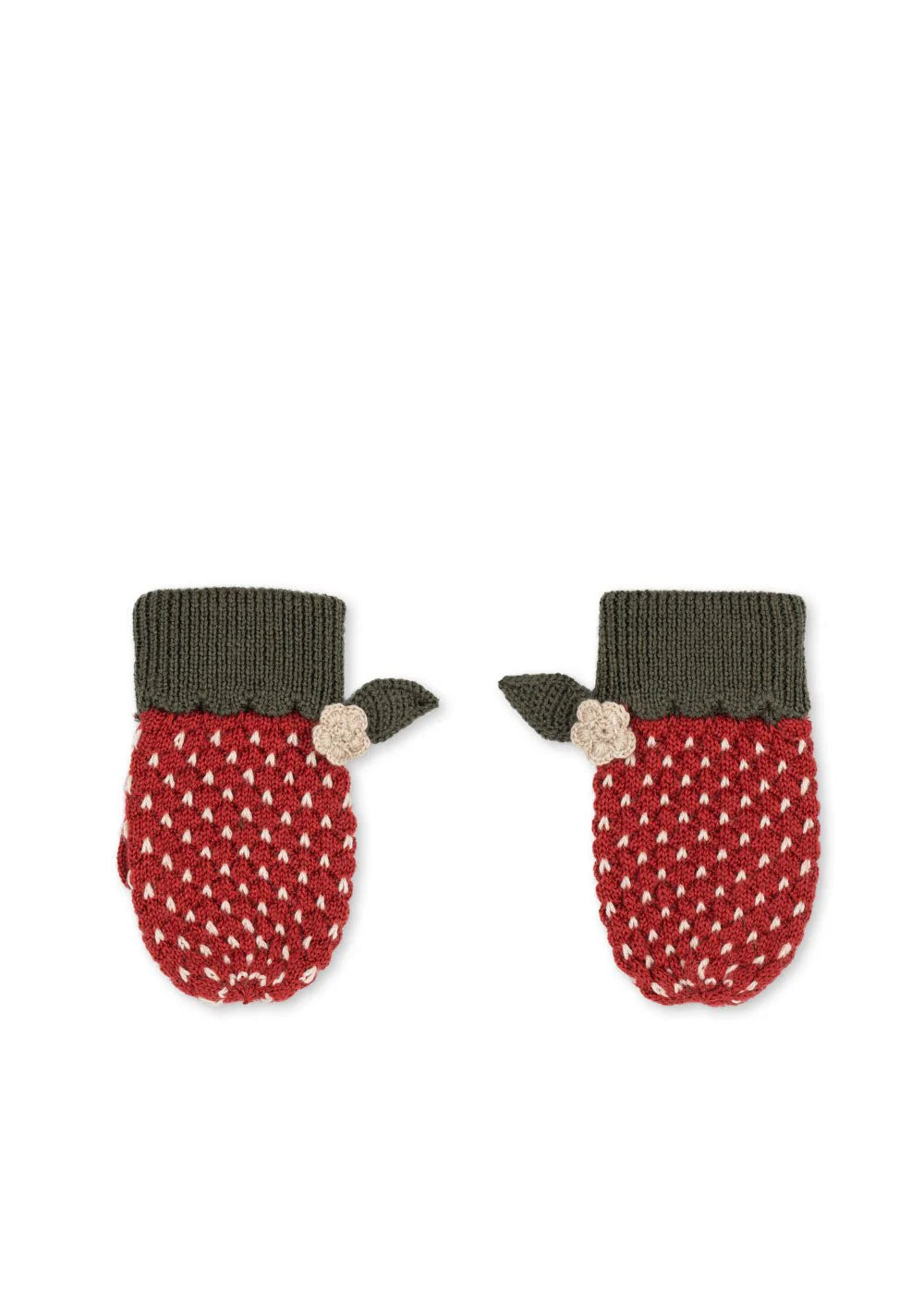 Strawberry Mittens – True Red – Konges Sløjd