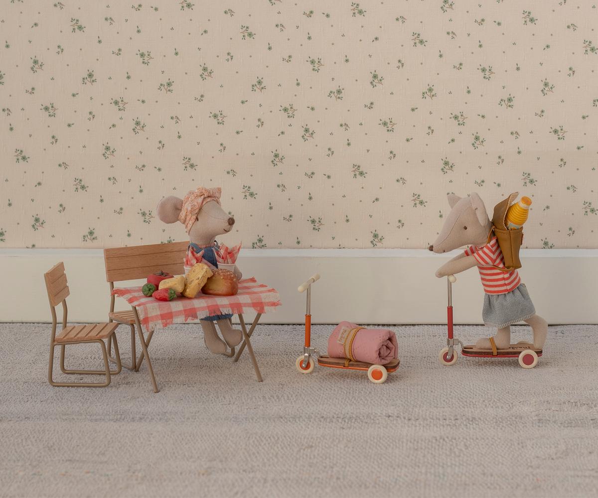 Mouse Pram Coral – Maileg