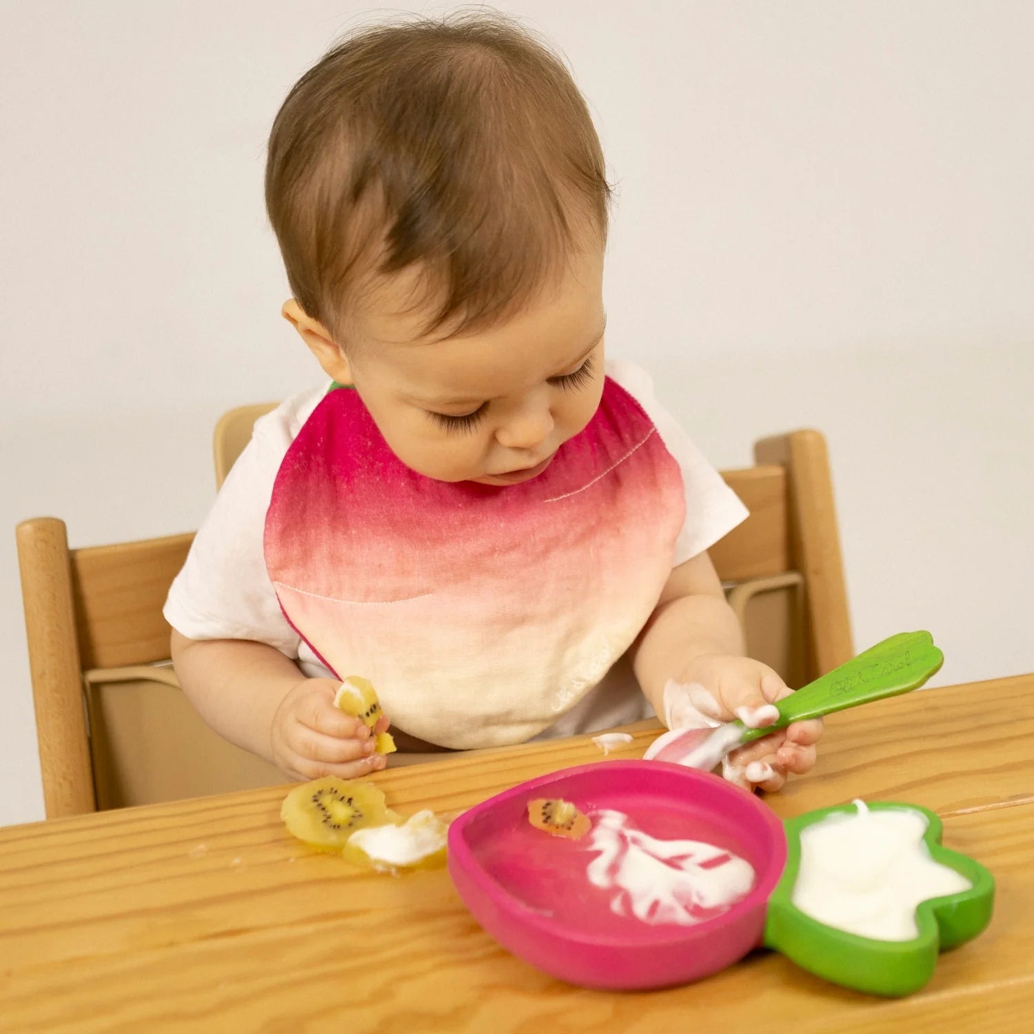 Ramona The Radish Plate & Spoon Set – Oli and Carol