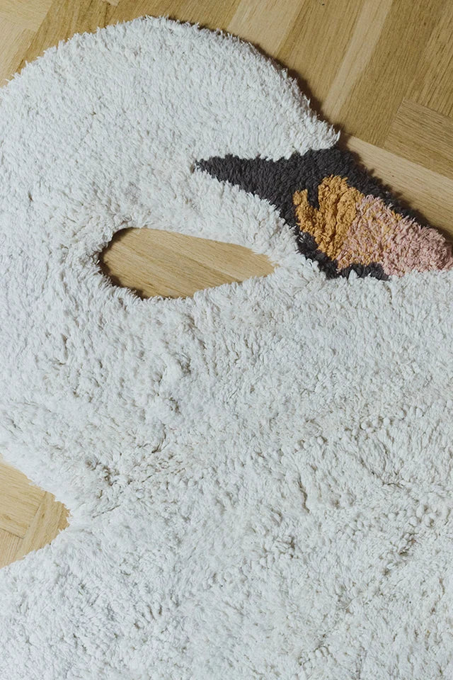 WASHABLE RUG SWAN