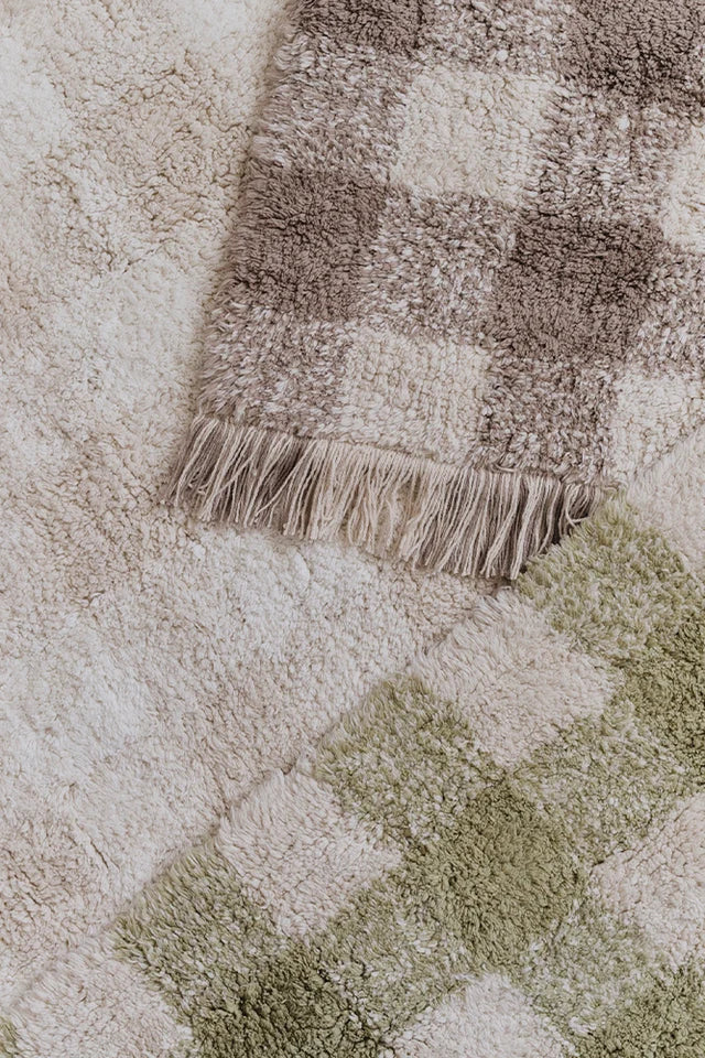 WASHABLE RUG VICHY IVORY
