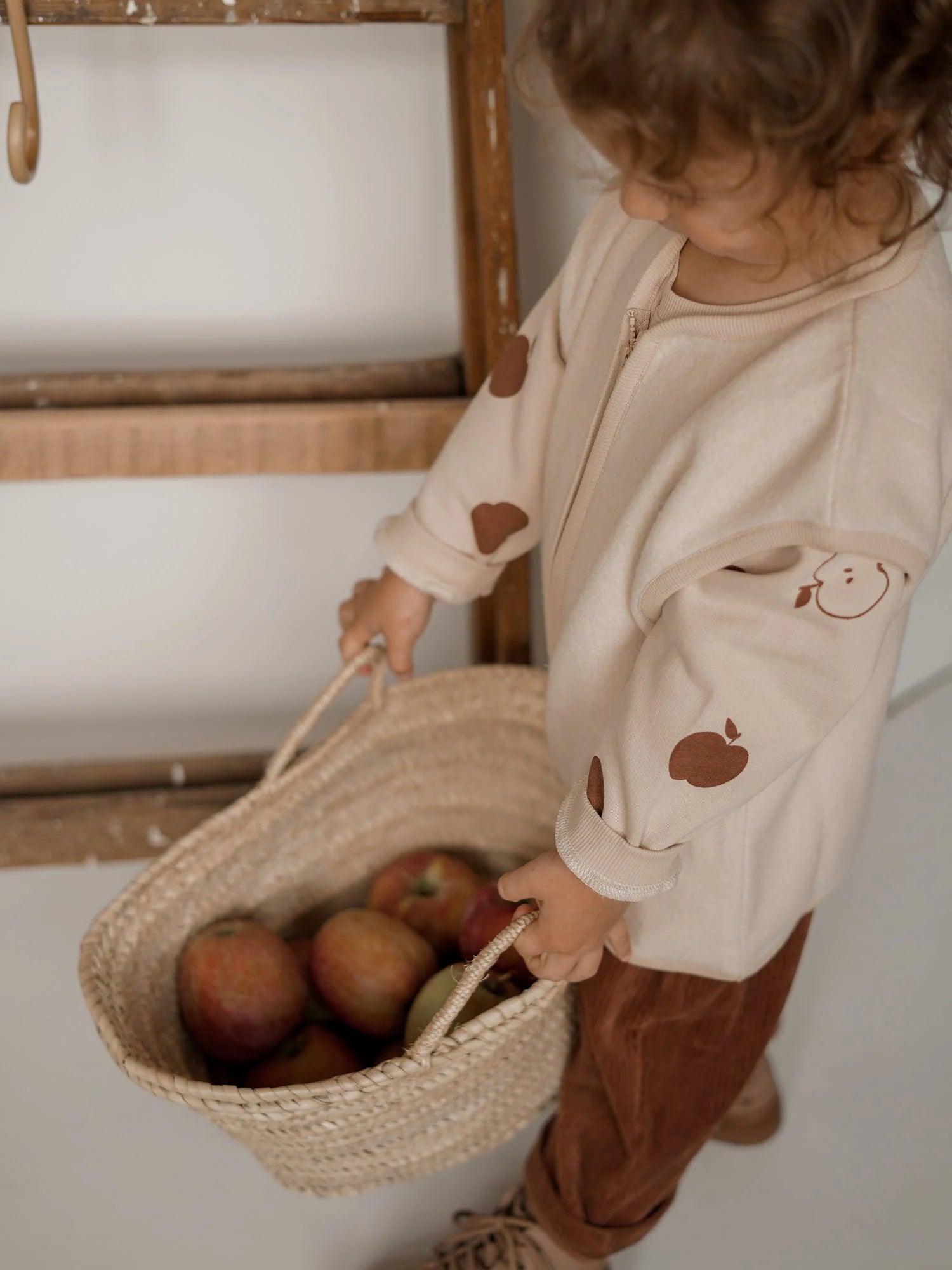 Organic Zoo Almond Fleece Vest