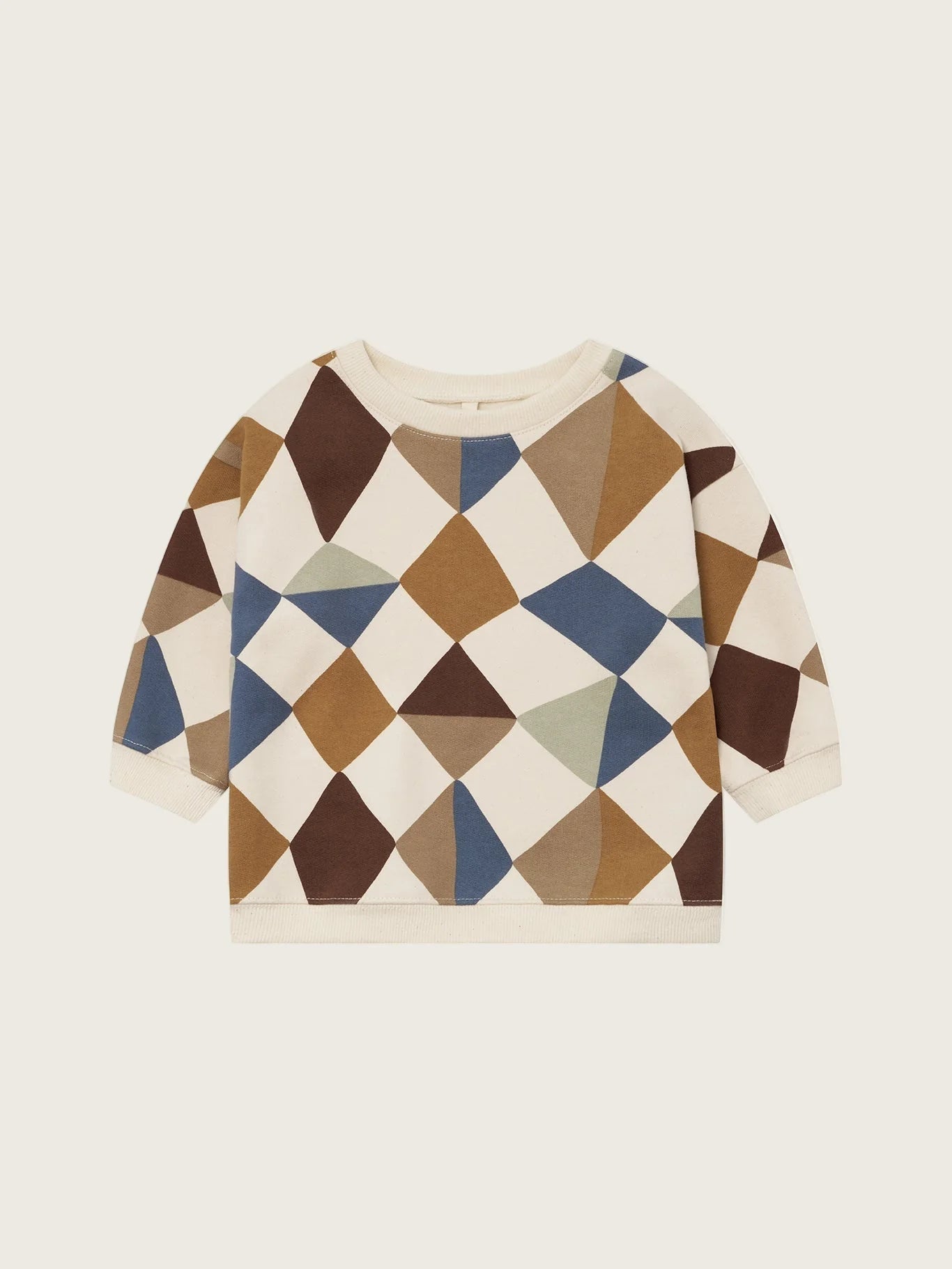 Organic Zoo Kite Patchwork Sweatshirt Undyed