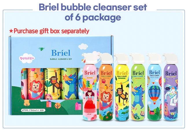 Bubble cleaners 300ml gift set