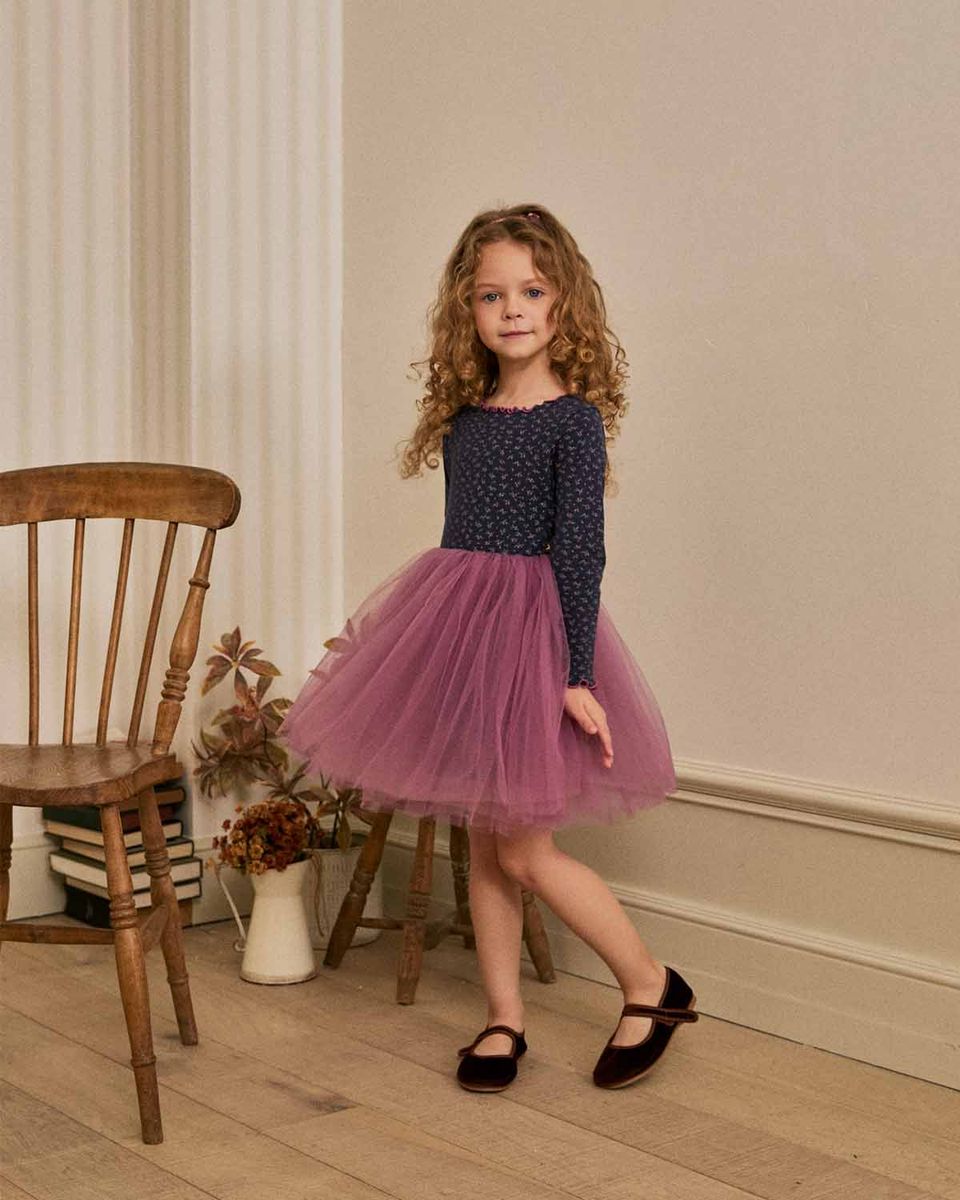 JAJU Flower Tutu – Petite Hailey kids tutu dress, skirt detail