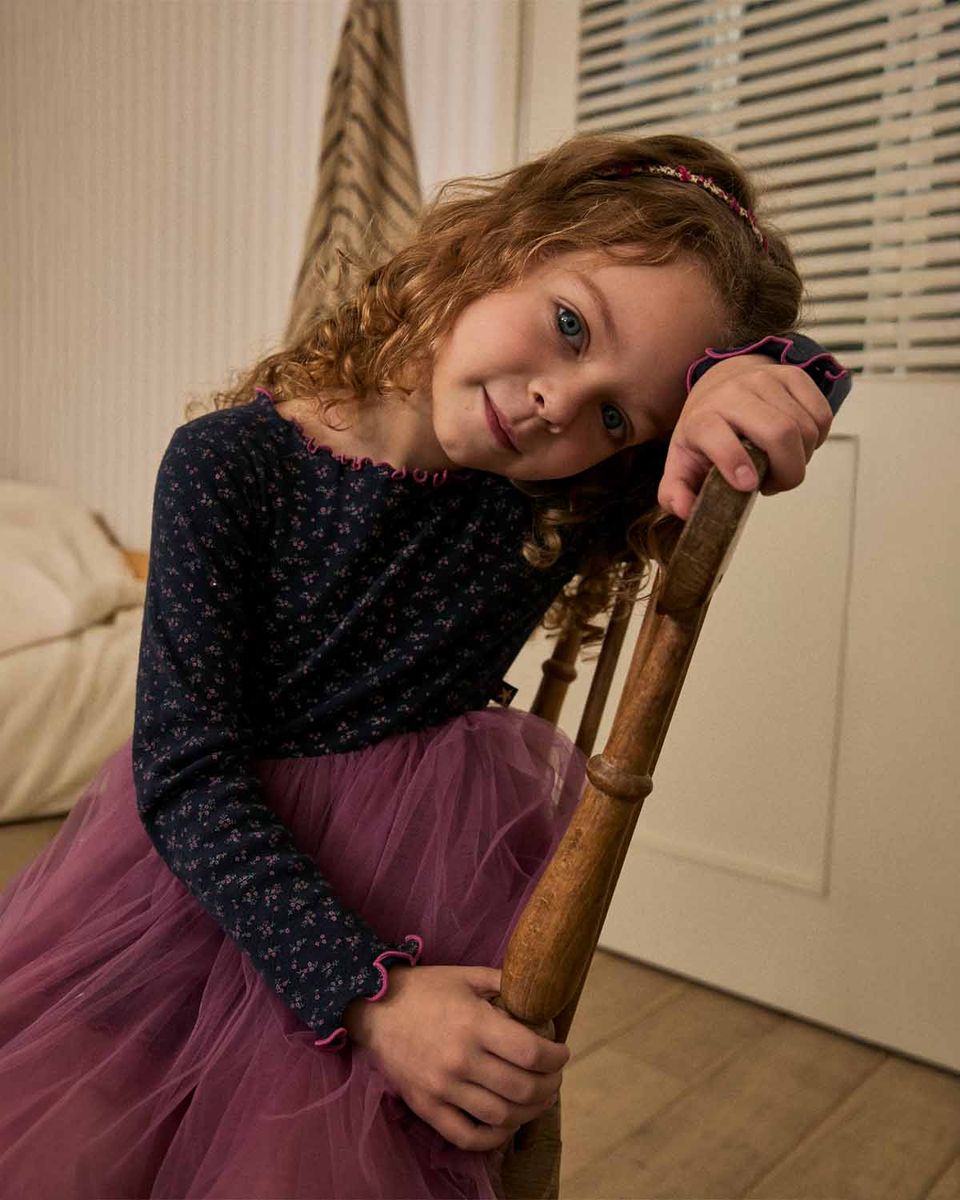 JAJU Flower Tutu – Petite Hailey kids tutu dress, additional view
