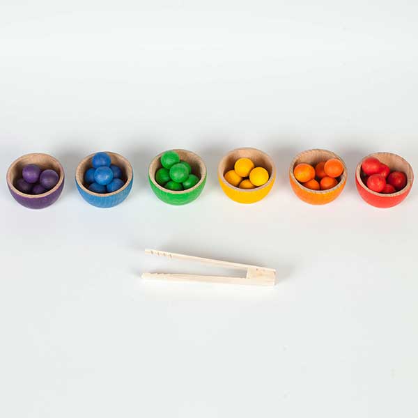 Grapat Bowls and Marbles Sorting Game