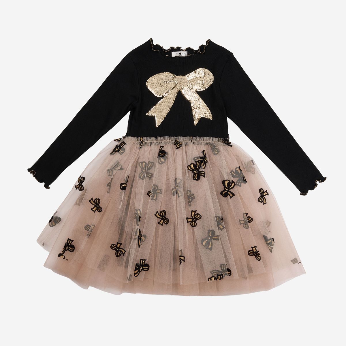 Tru Bow Tutu – Petite Hailey kids tutu dress, front view