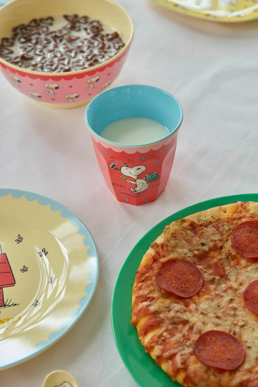 Snoopy Print Melamine Cup – Red – 8.45 oz