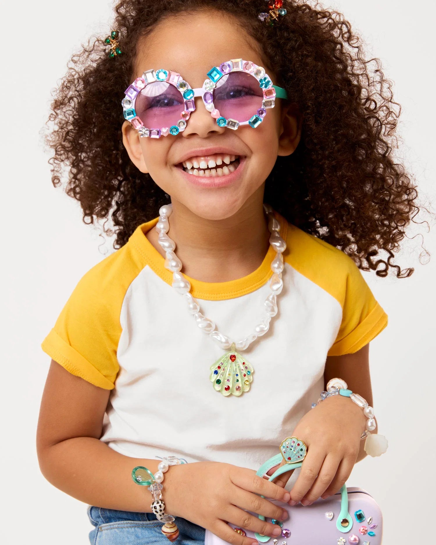 Mermaid Splash & Sparkle Gemify® Sunglasses and Case – Supersmalls