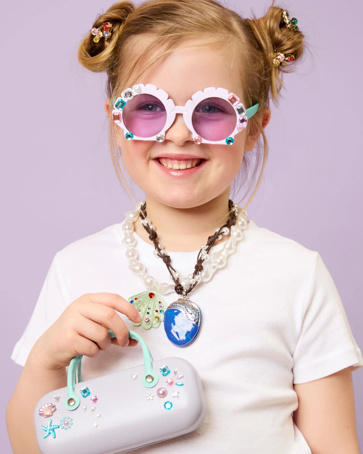 Mermaid Splash & Sparkle Gemify® Sunglasses and Case – Supersmalls