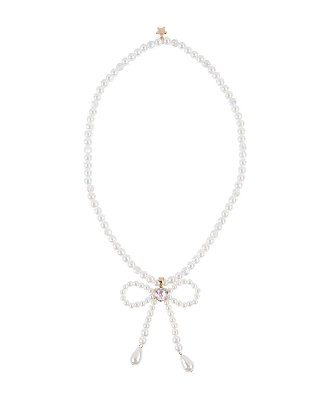 Pearl Bow Necklace