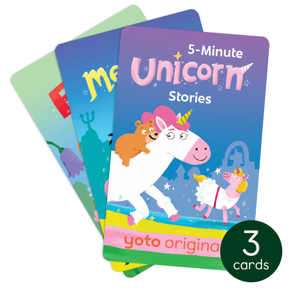 Yoto Card – 5-Minute Magical Stories Pack | 3-Card Audio Collection