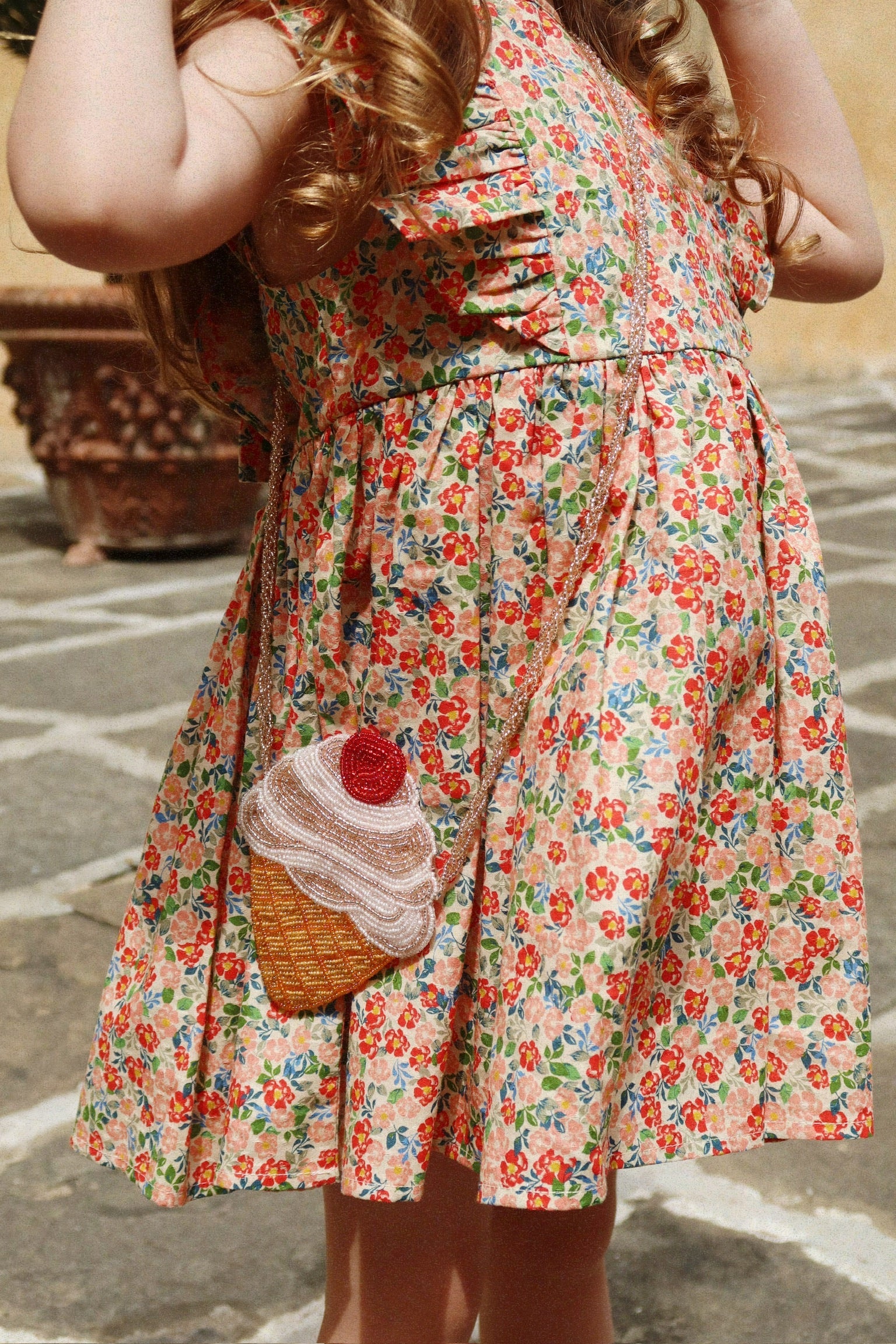 Konges Sløjd Beaded Ice Cream Shoulder Bag | Kids Statement Purse