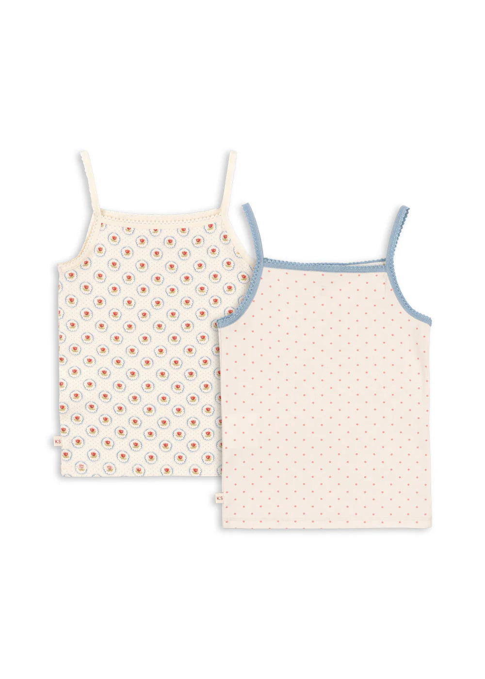 Konges Sløjd Basic 2-Pack Strap Tops | Soft Organic Cotton Essentials