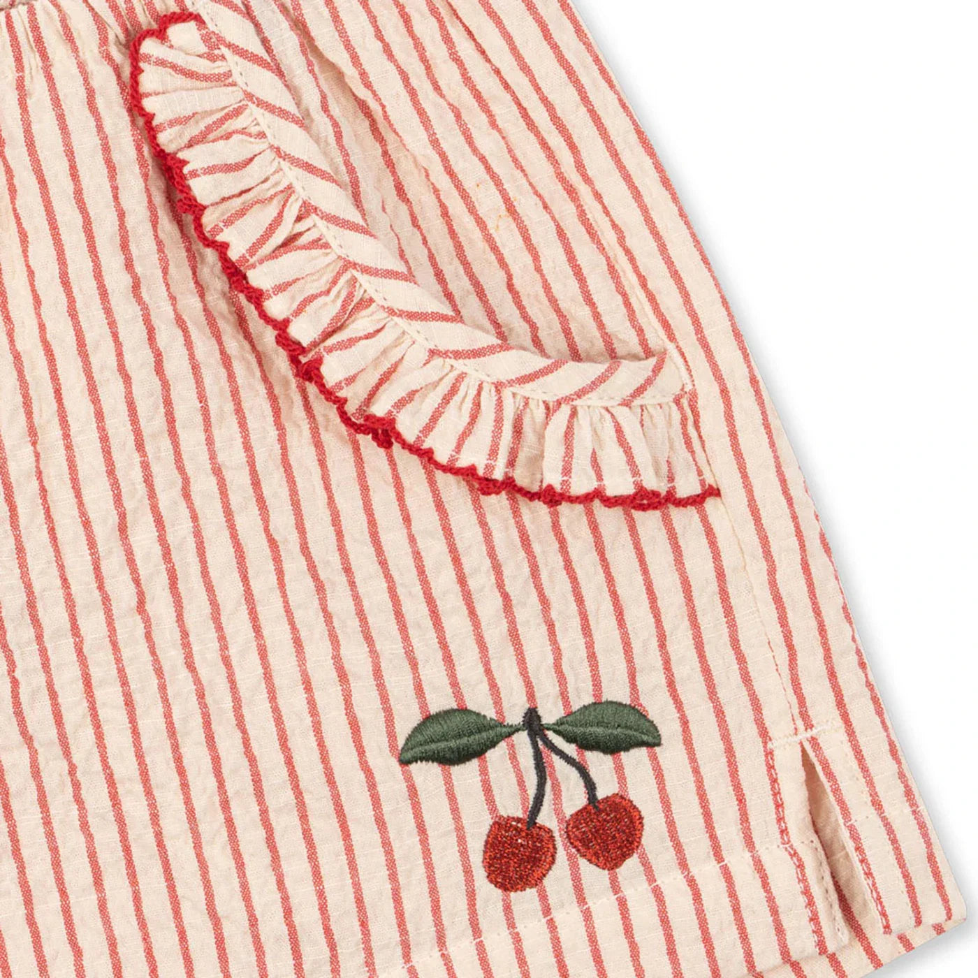 Ellie Frill Shorts GOTS – Amour Stripe | Konges Sløjd