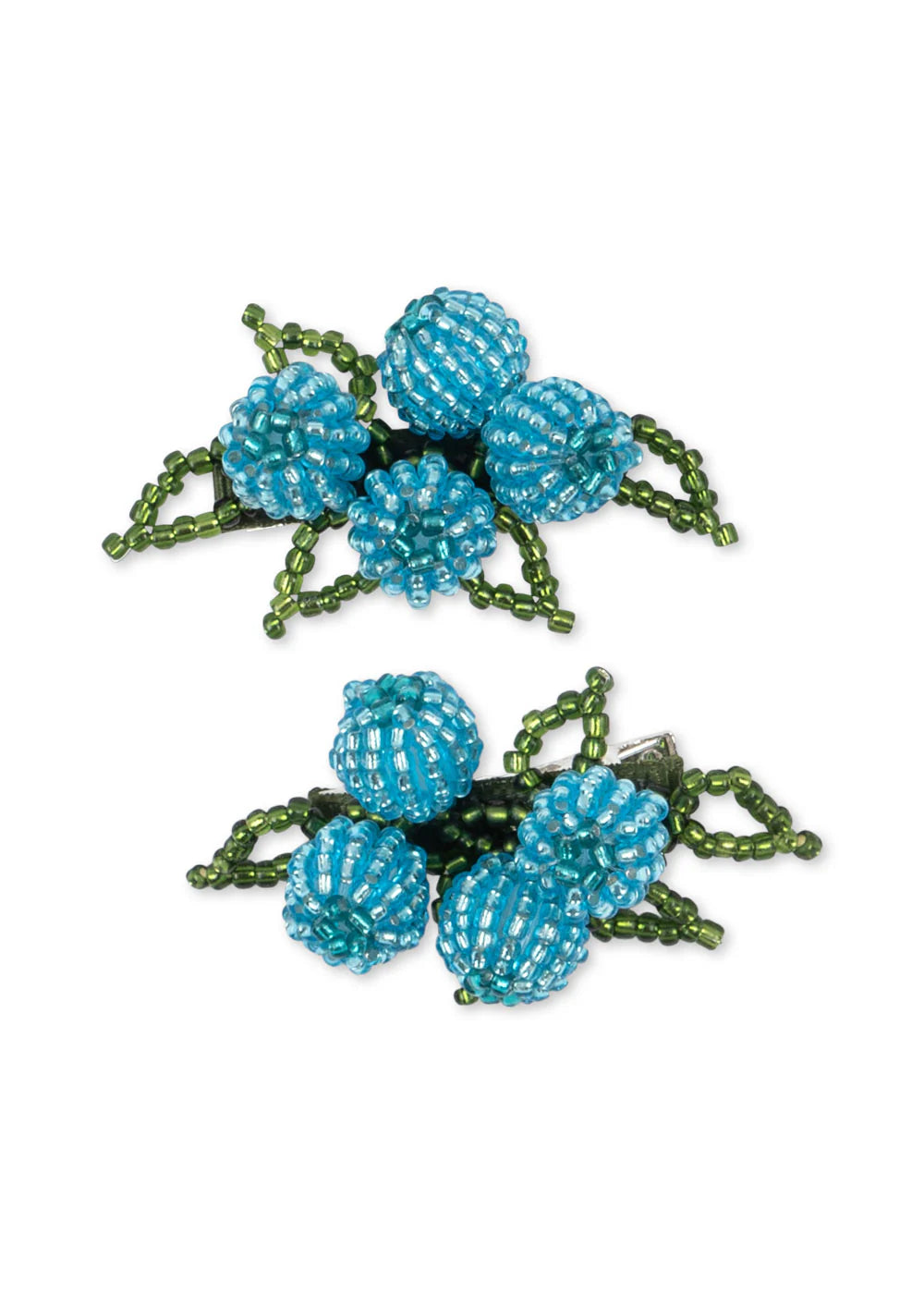 2 Pack Blueberry Beaded Hair Clip – Konges Sløjd (image 3)