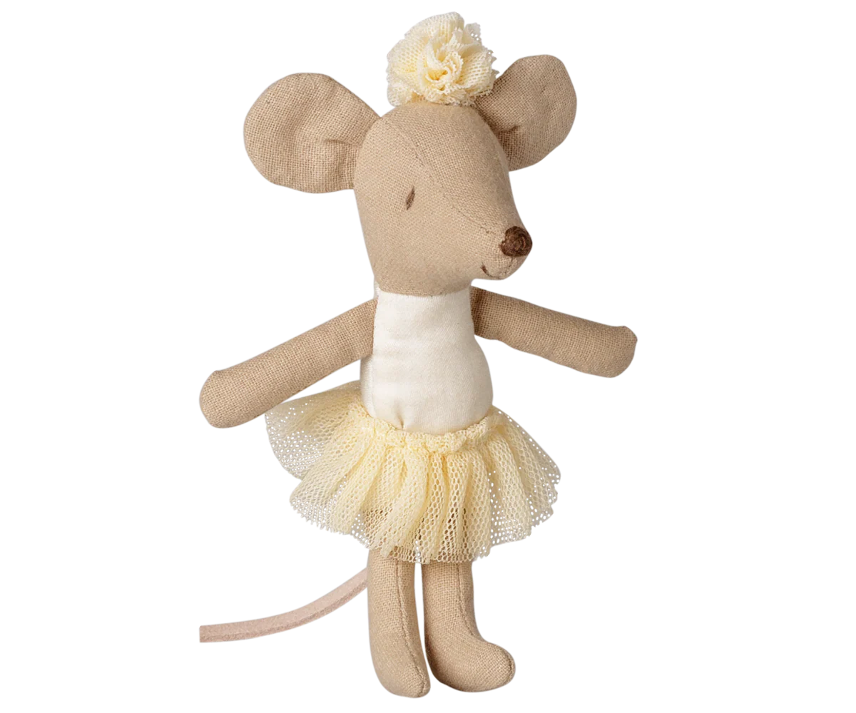 Ballerina mouse, Little sister - Off white