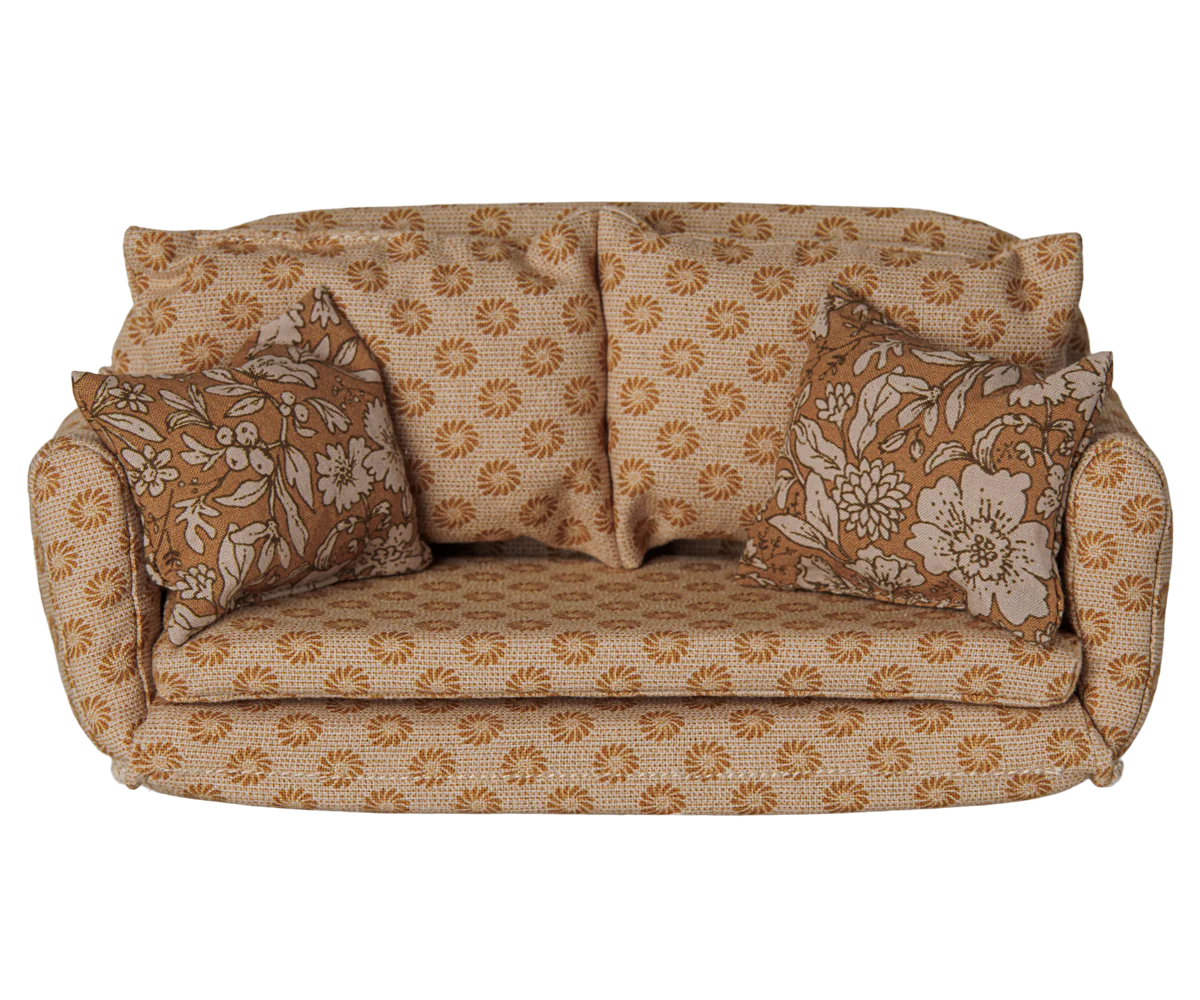 Sofa Bed, Mouse Large Ocher – Maileg