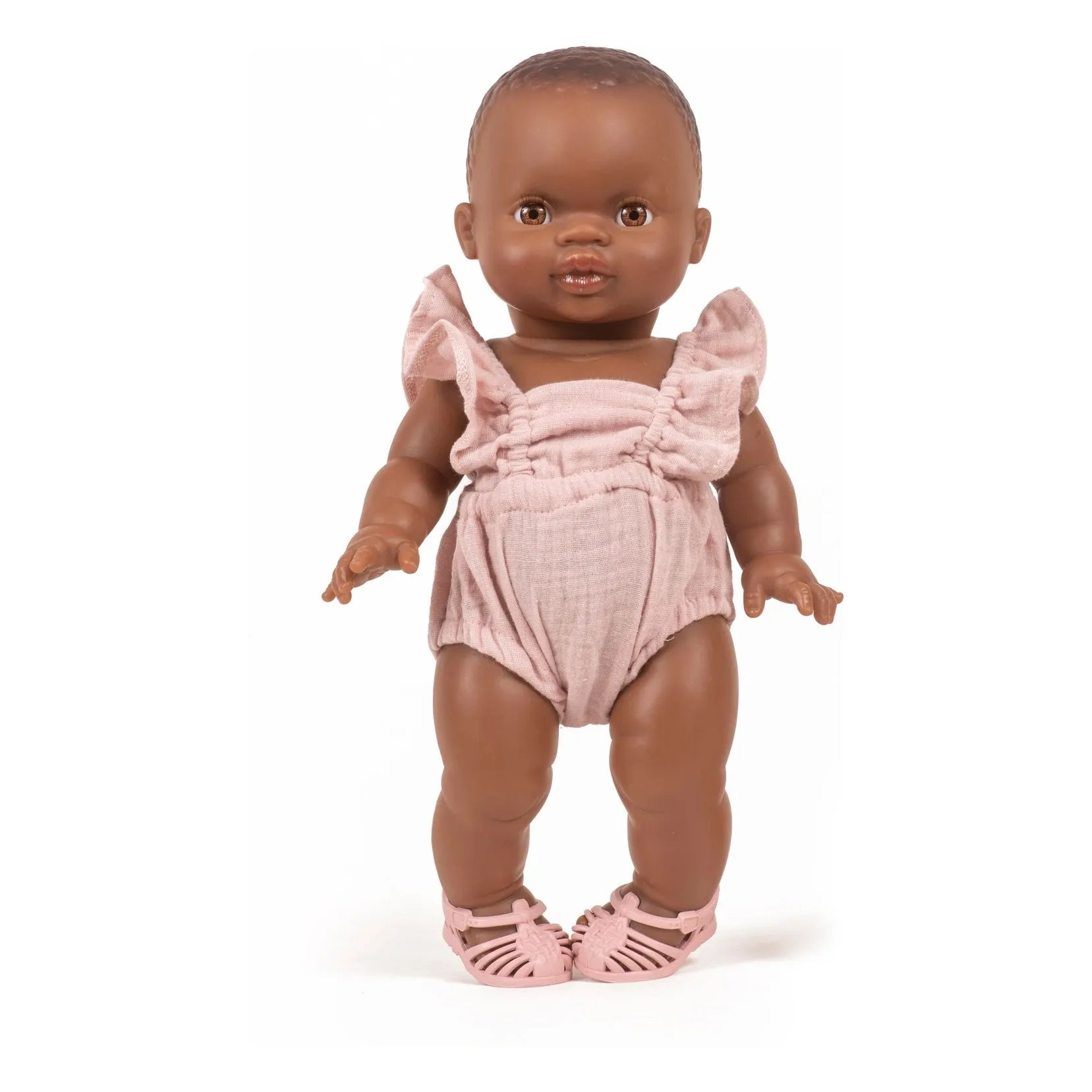 Vestiaire poupée - Lou retro romper in cotton gauze