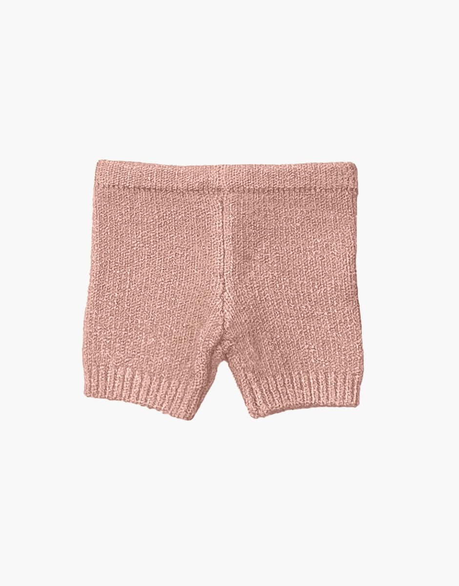 Louisa shorty in orchid pink knit