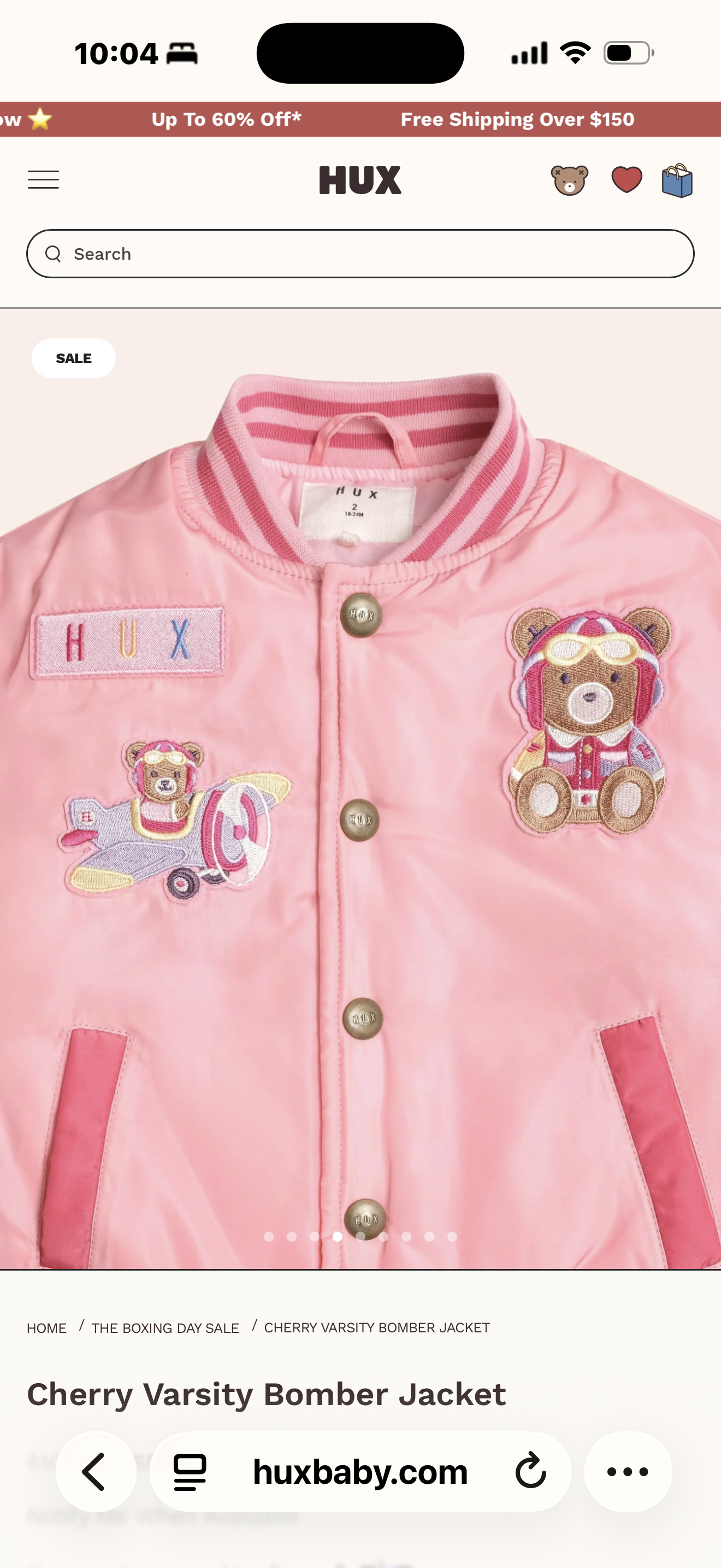 Cherry Varsity Bomber Jacket