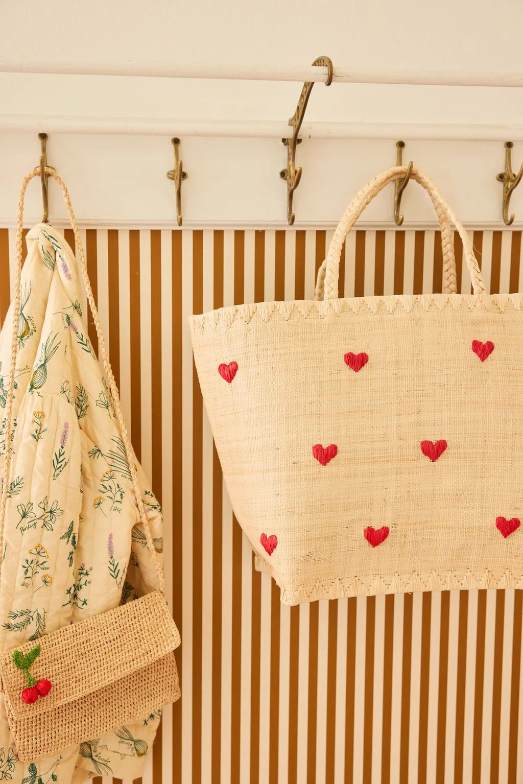Large Raffia Bag by riceby rice | Darling Hearts Design – Natural