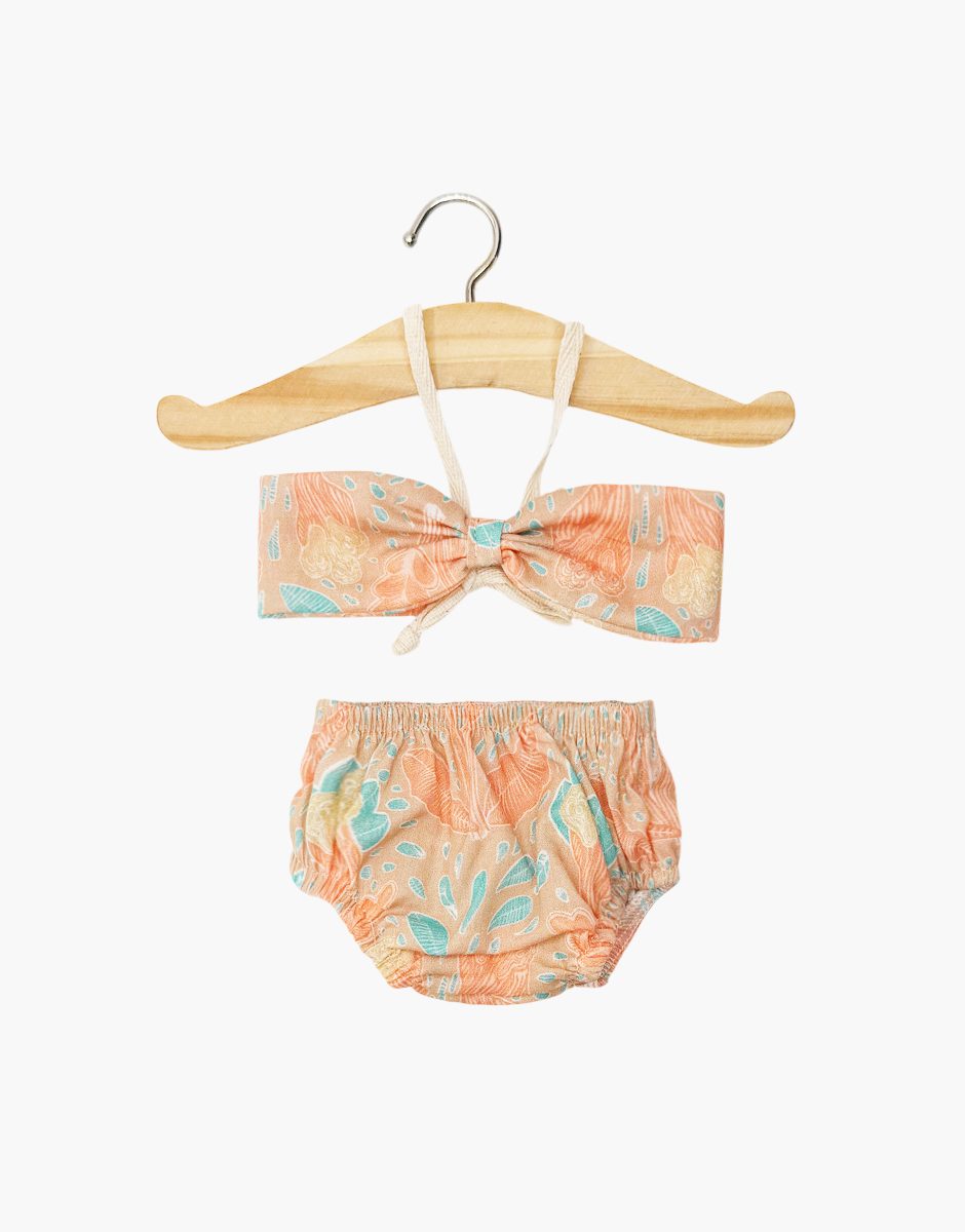Ursula 2-piece swimsuit in Aquarius cotton
