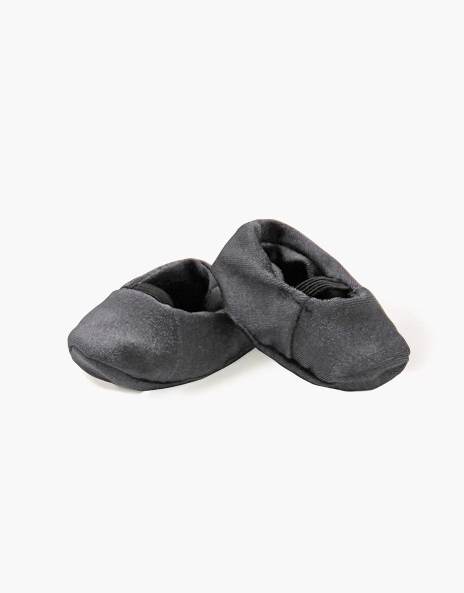 Chaussons ballerines en lycra anthracite