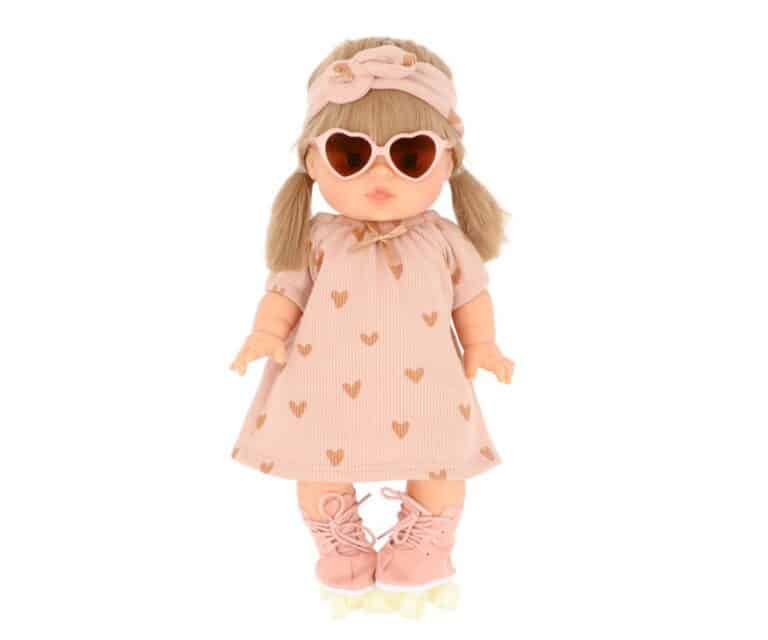 Lunettes de soleil LOONA rose pour poupées