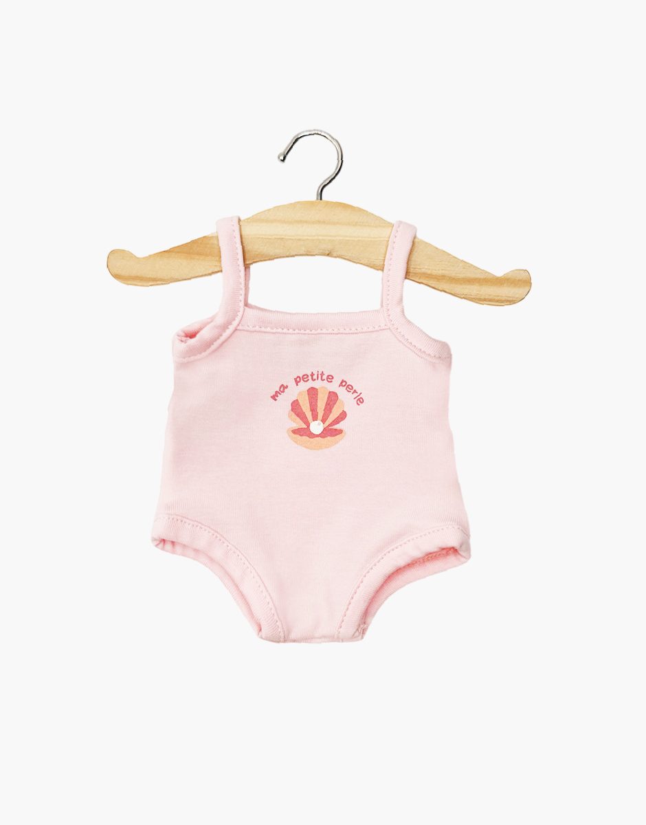 Bahia One-Piece Swimsuit in Pink Jersey | Minikane
