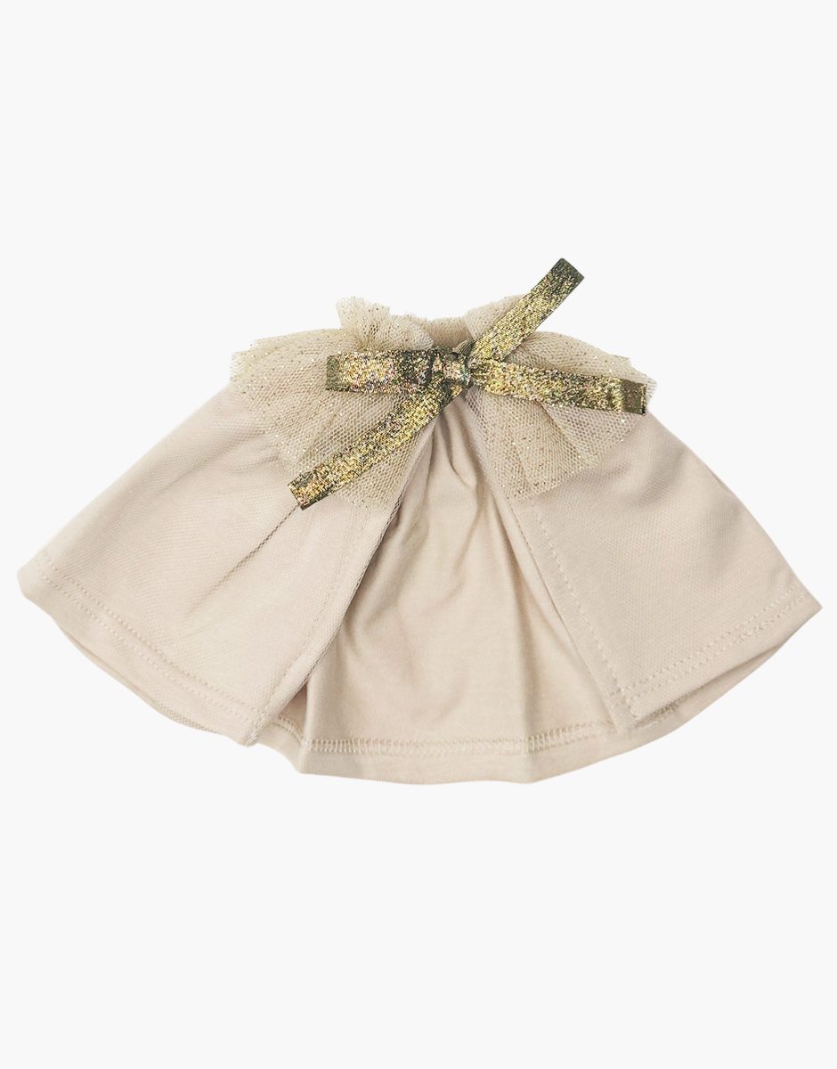 Cape in Linen Jersey & Gold Tulle | Minikane