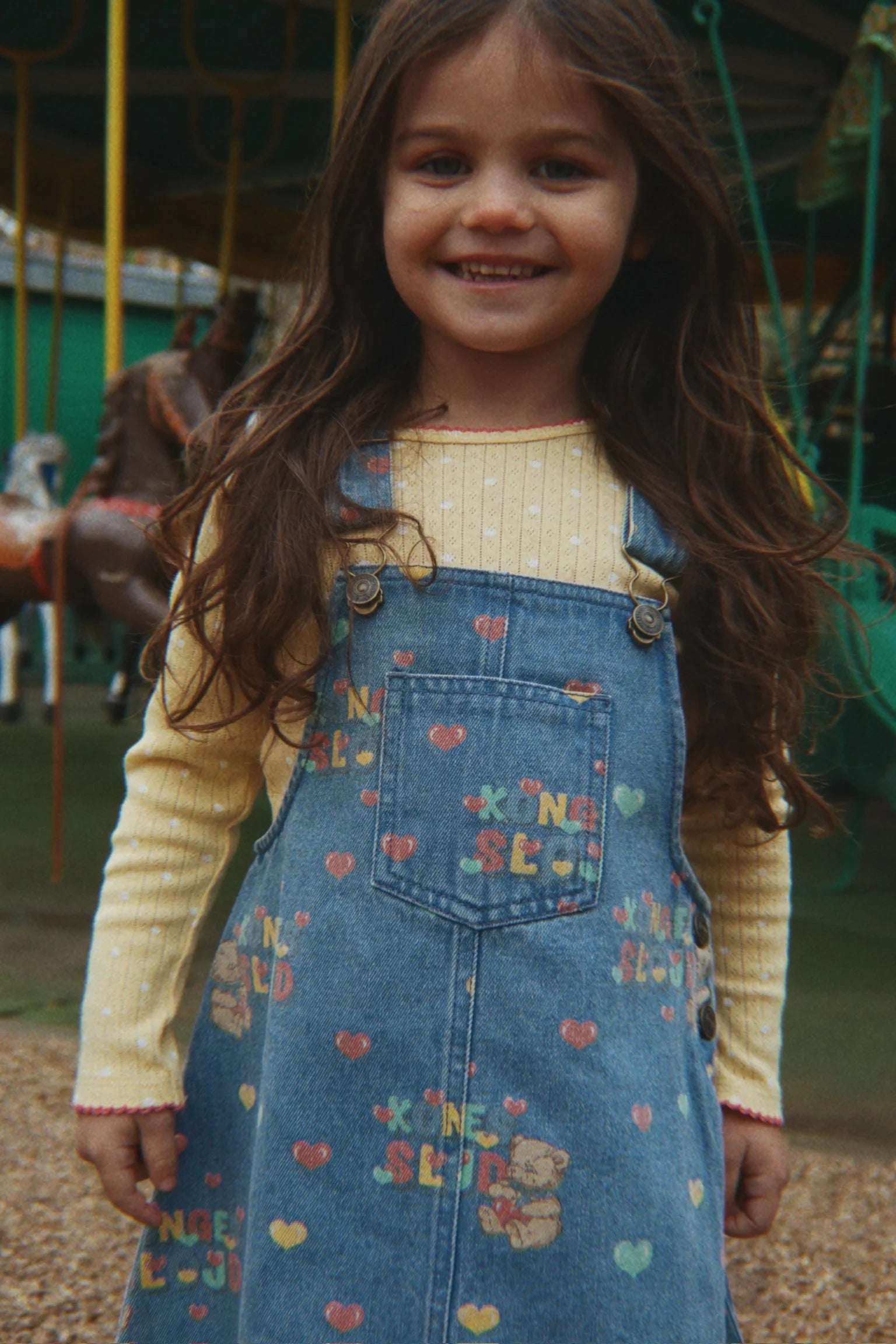 Magot Overall Dress GOTS – Teddy Coeur – Konges Sløjd (image 5)