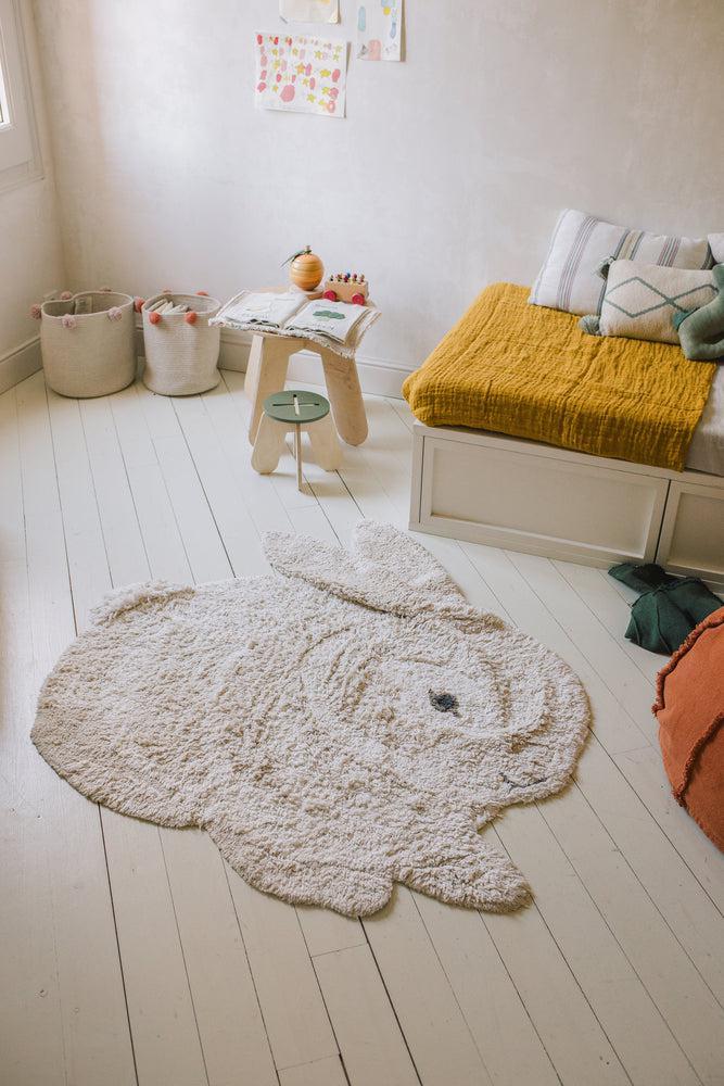Washable Animal Cotton Rug Bunny – Lorena Canals