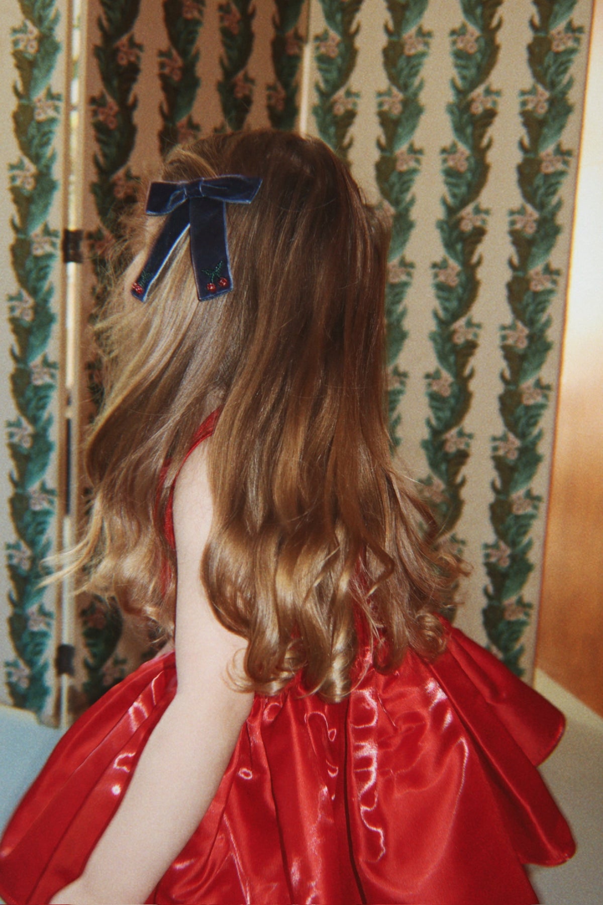 Konges Sløjd Bellis Dress in Barbados Cherry, styled look