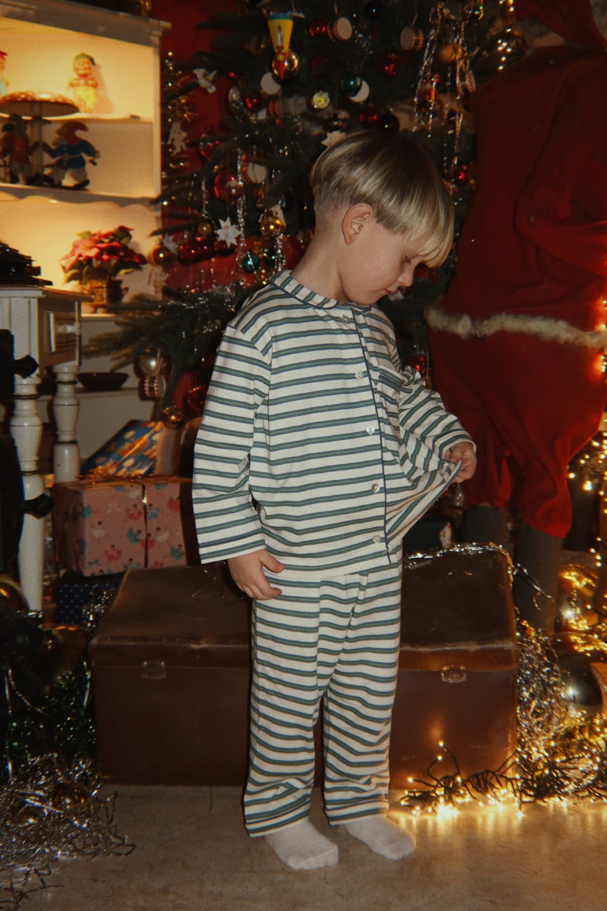 Konges Sløjd Pio Set GOTS in Porto Vecchio Stripe, image 1 of 3