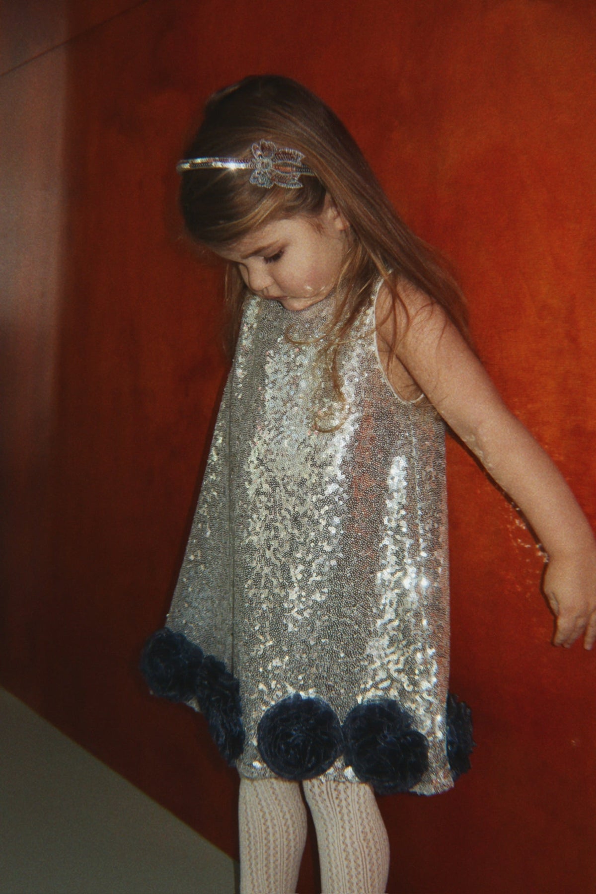 Konges Sløjd Tindra Rose Dress in Silver, styled look