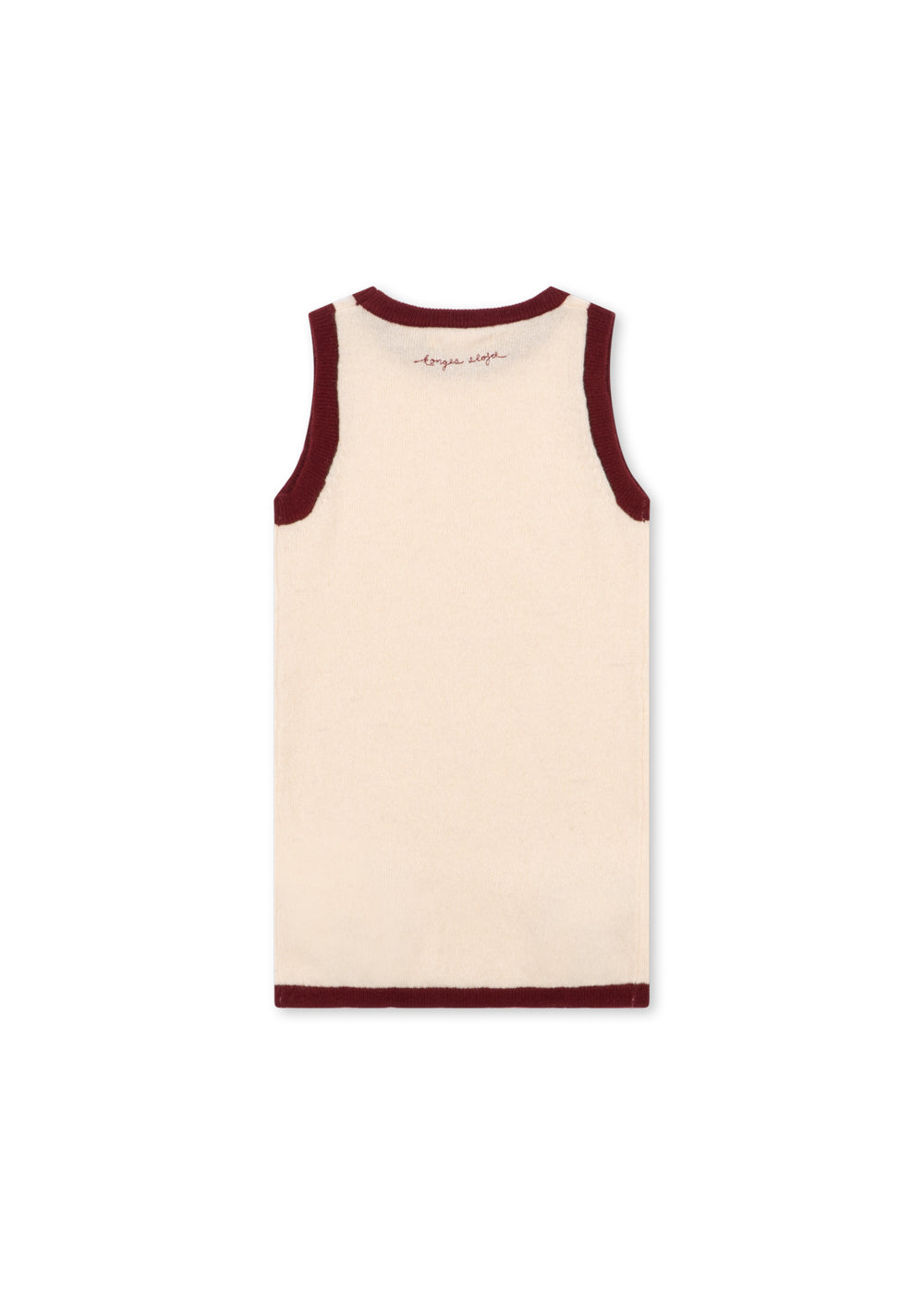 Konges Sløjd Alette Dress in Pale Blush, back view