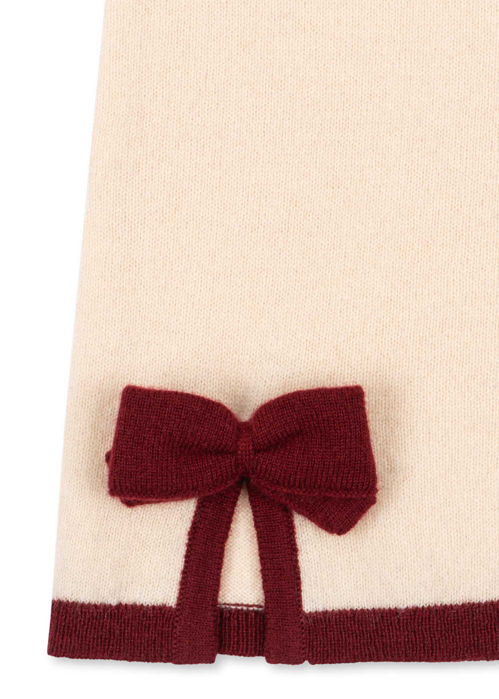 Konges Sløjd Alette Dress in Pale Blush, bow detail