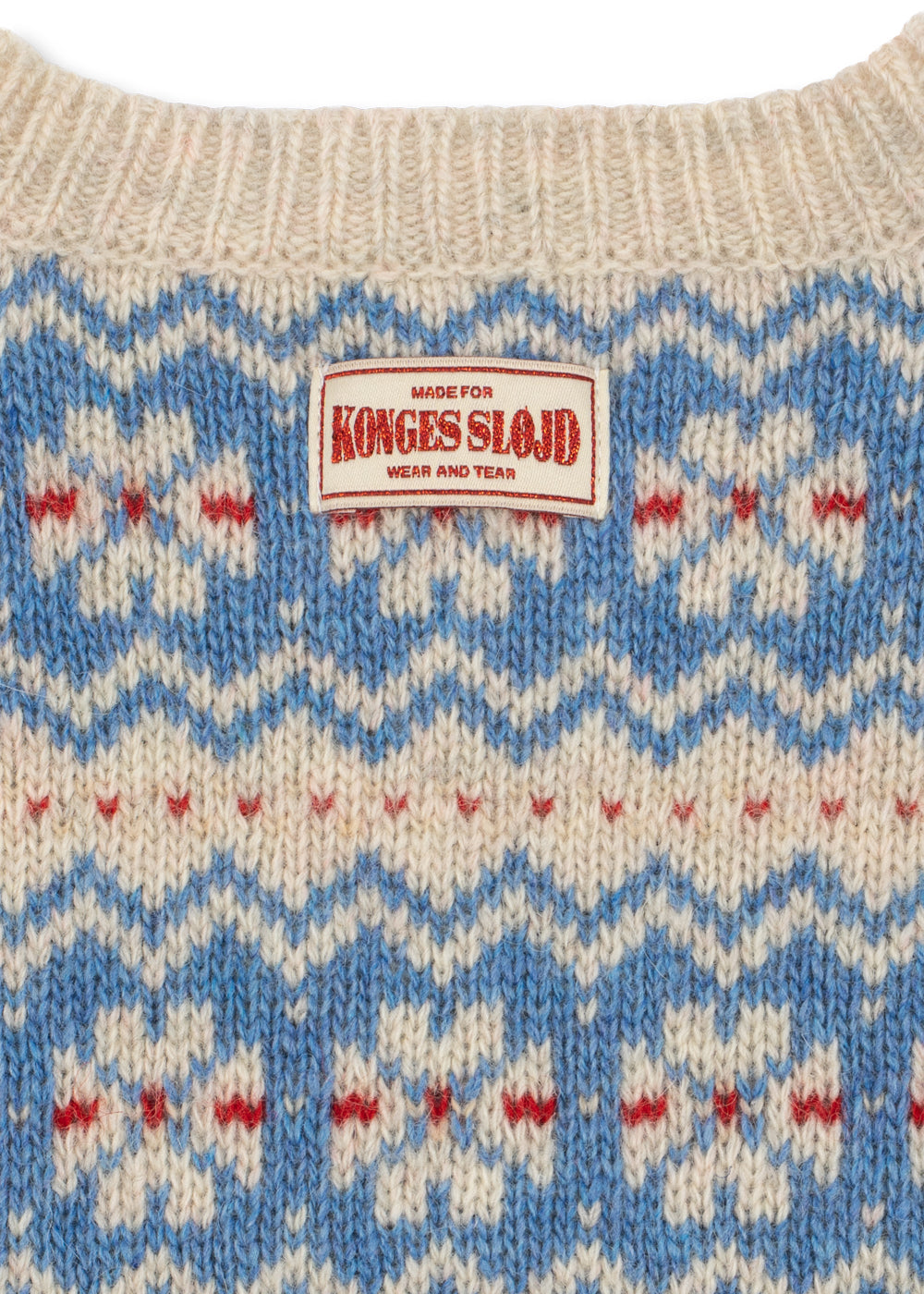 Konges Sløjd Billi Knit Cardigan in Blue Multi, product view 3