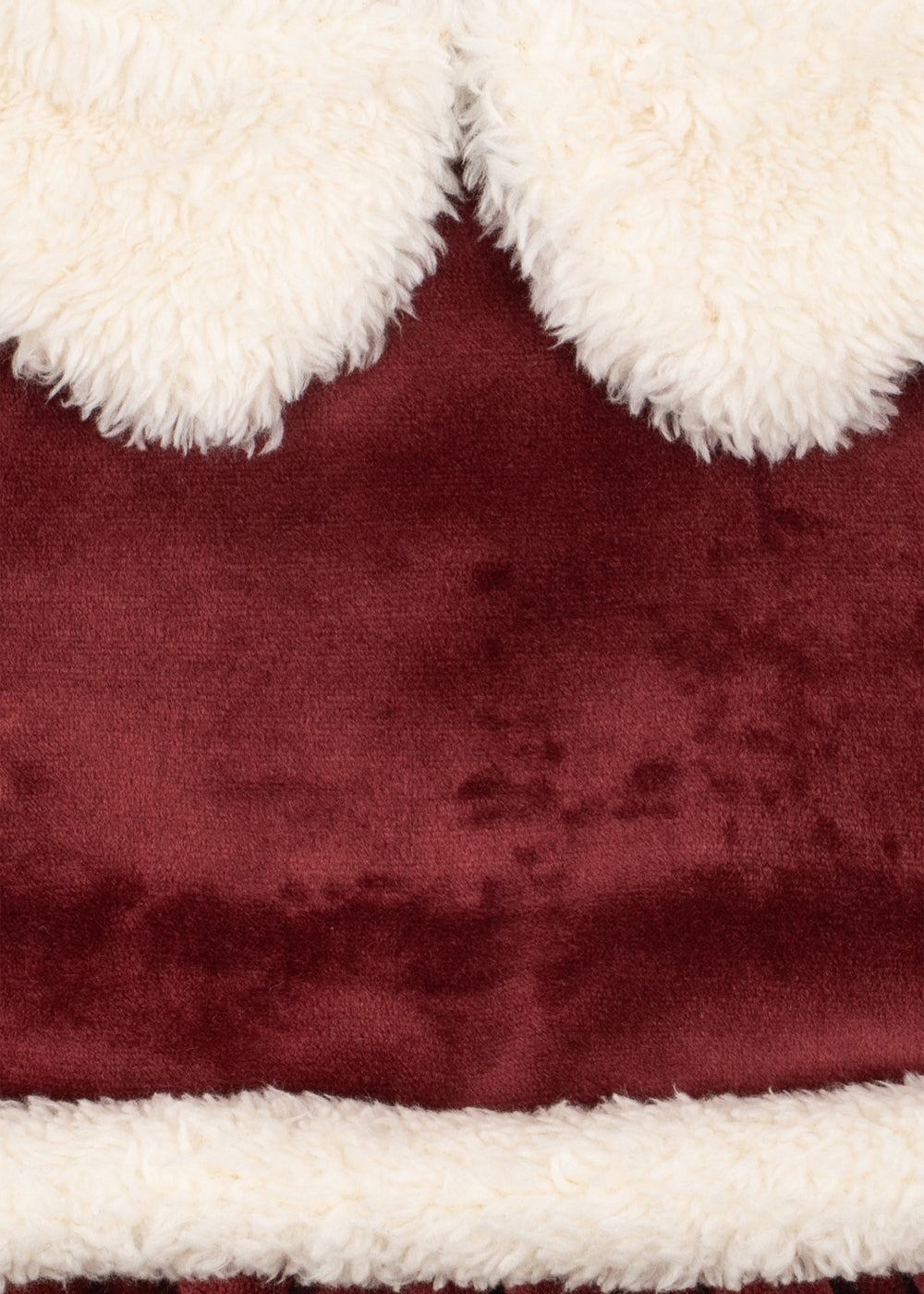 Konges Sløjd Christmas Romper Dress in Red Dahlia, velvet detail