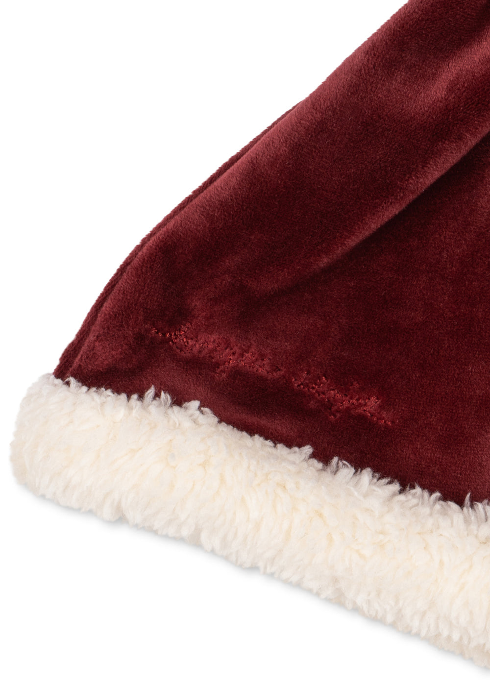 Konges Sløjd Christmas Romper Dress in Red Dahlia, snap detail